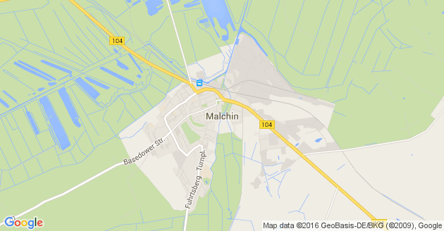 Karte Bredenfelde bei Malchin