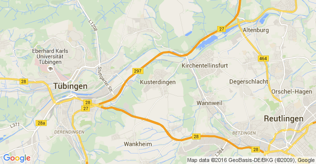 Karte Kusterdingen