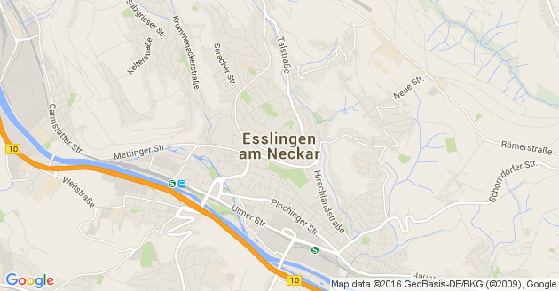 Karte Esslingen am Neckar