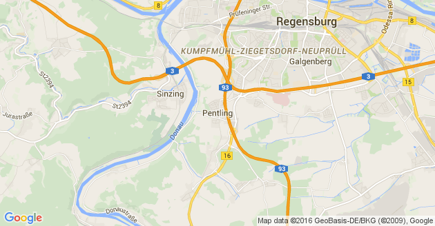 Karte Pentling